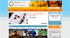 Desktop Screenshot of dailygood.org